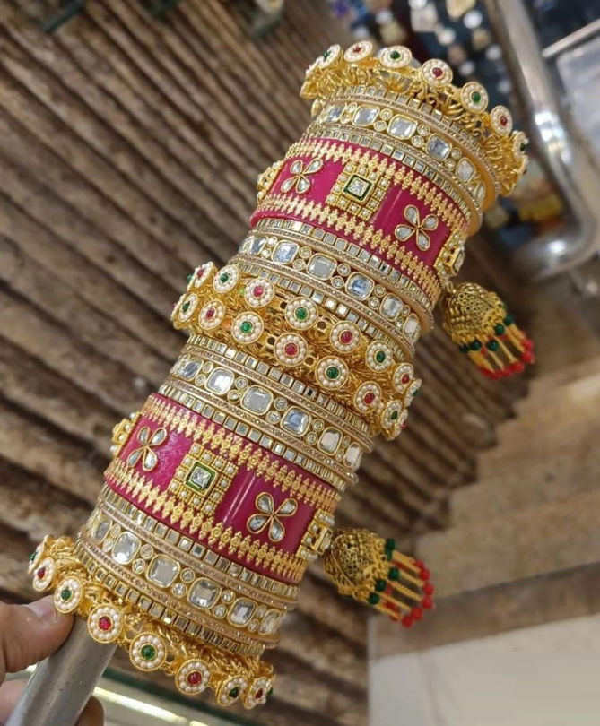 7 Beautiful Wedding Wear Bridal Bangles Set Wholesale Shop In Surat
